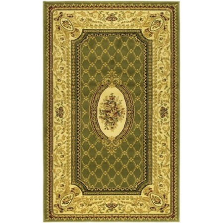 Safavieh 3 ft. 3 in. x 5 ft. 3 in. Small Rectangle Lyndhurst Sage and Ivory Traditional Rug LNH223A-3